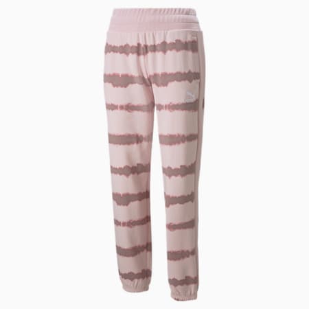Classics Tie Dye Women's Sweatpants, Chalk Pink-Quail, small-GBR