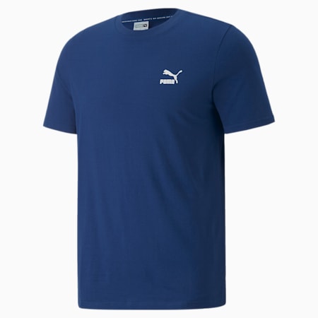 Classics Small Logo T-shirt voor heren, Blazing Blue, small