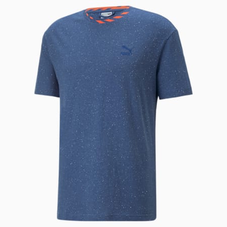 RE:Collection Relaxed Tee, Blazing Blue Heather, small