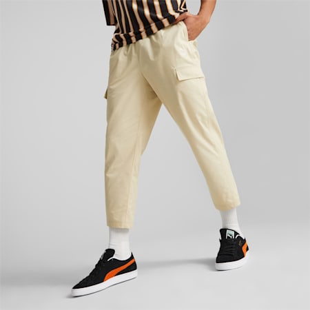  PUMA Classics Woven Pants Puma Black SM : Clothing