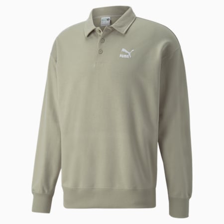 Classics Polo Sweatshirt für Herren, Pebble Gray, small