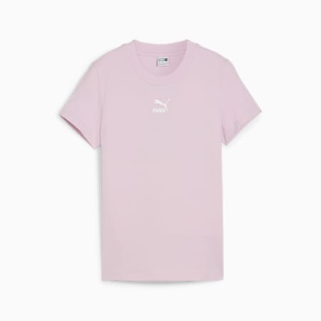Classici T-shirt slim da donna, Grape Mist, small