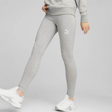 Damskie legginsy Classics z wysokim stanem, Light Gray Heather, small