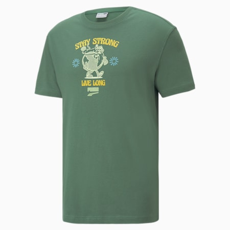 Downtown Graphic Tee Men, Deep Forest, small-SEA