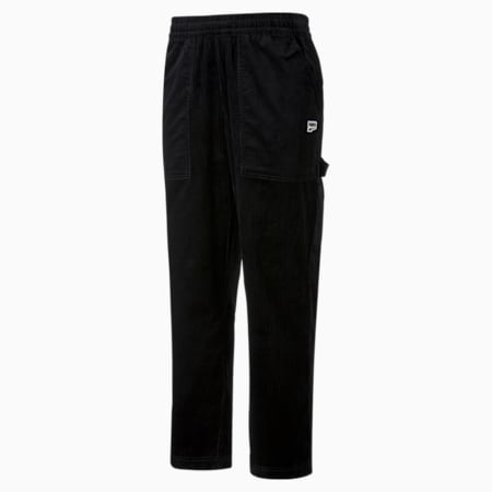 Pantalon en velours côtelé Downtown Homme, Puma Black, small-DFA