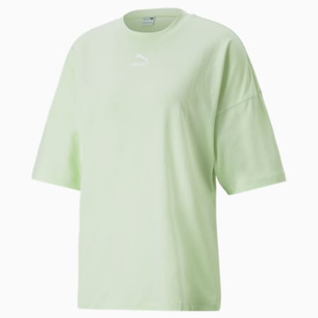 T-shirt oversize Classics Femme, Pistachio, small-DFA