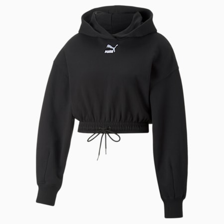 Puma crop hoodie ladies best sale
