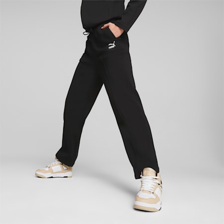 קלאסיק מכנסי טרנינג סטרייט נשים, Puma Black, small-DFA