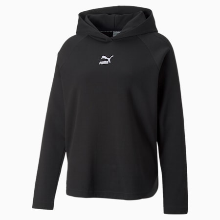 T7 Relaxed Hoodie Women, Puma Black, small