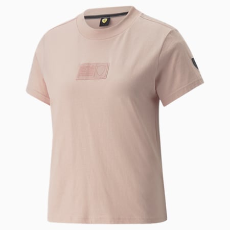 Ferrari Style Women's T-Shirt, Rose Quartz, small-IND