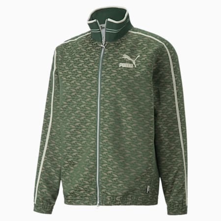 Players' Lounge Track Jacket Men, Deep Forest-AOP, small-DFA