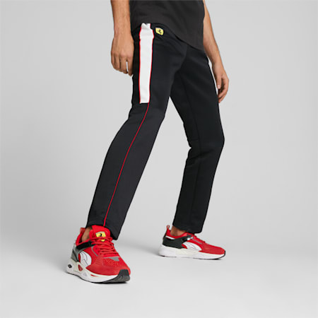 Scuderia Ferrari Race MT7 Men's Track Pants, Puma Black, small-AUS
