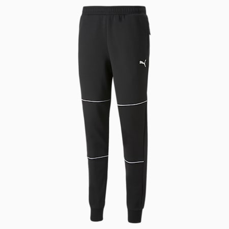 Scuderia Ferrari Race Closed Cuff Motorsport Sweatpants Men, Puma Black, small-IDN