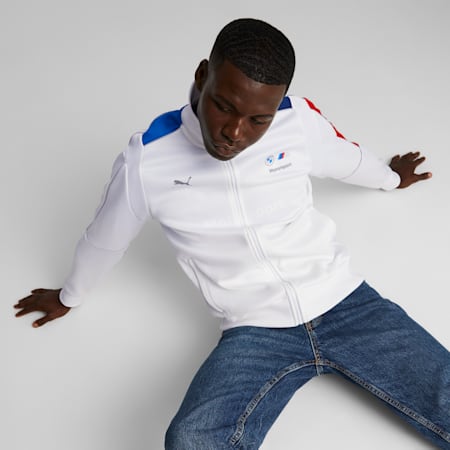 BMW M Motorsport MT7 Track Jacket Men, Puma White, small