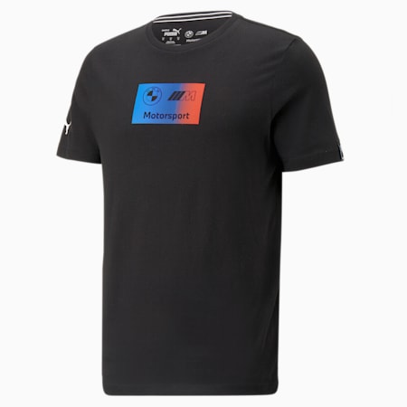 Kaos Logo BMW M Motorsport + Pria, Puma Black, small-IDN