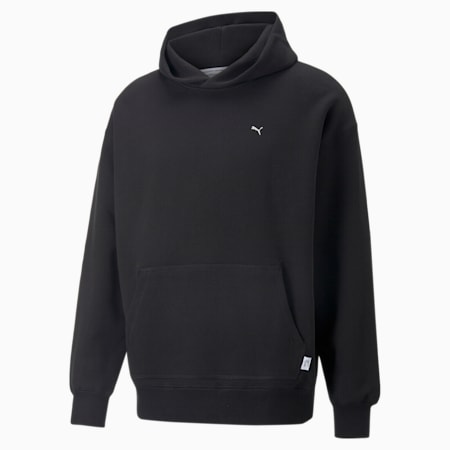 MMQ Double Layer Hoodie, Puma Black, small-DFA