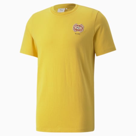 PUMA x PALOMO T-Shirt, Super Lemon, small