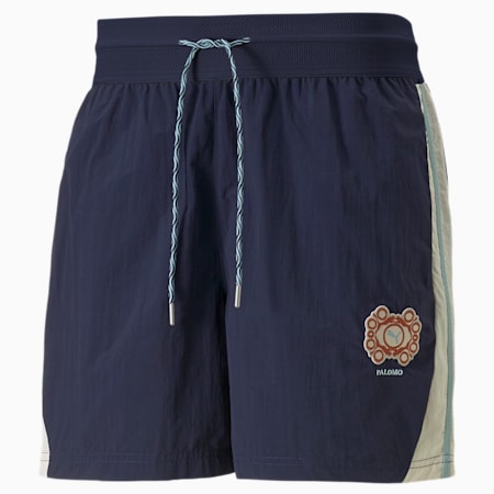 PUMA x PALOMO T7 Track Shorts, Peacoat, small-THA