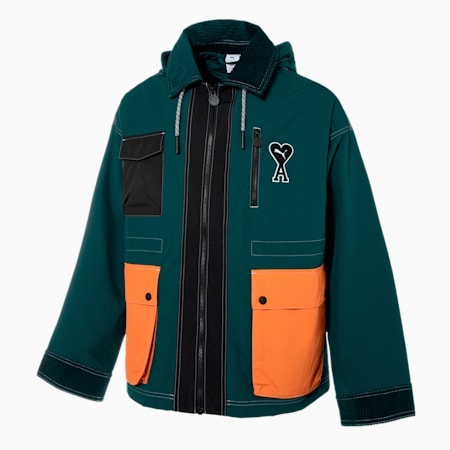 PUMA x AMI Jacket, Varsity Green, small-SEA