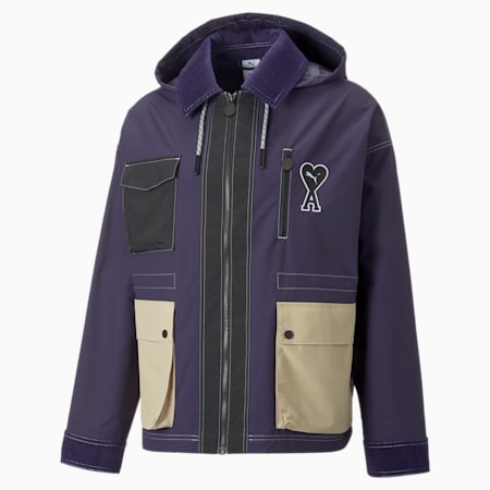 PUMA x AMI Jacket, Deep Plum, small-AUS