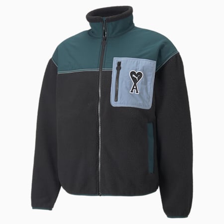 Giacca PUMA x AMI in Sherpa, Puma Black, small