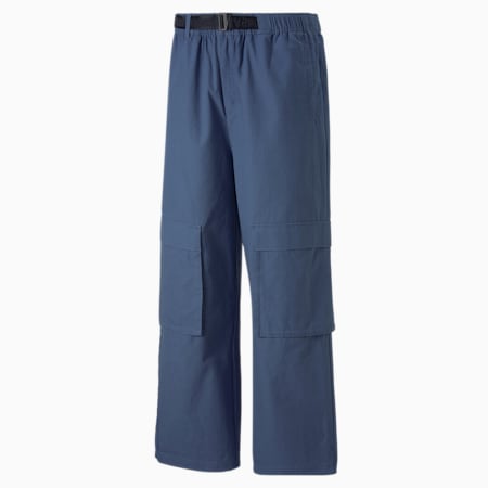남성 푸마 x 퍽스앤미니 카고 팬츠/PUMA x P.A.M. Baggy Cargo Pants, Evening Sky, small-KOR