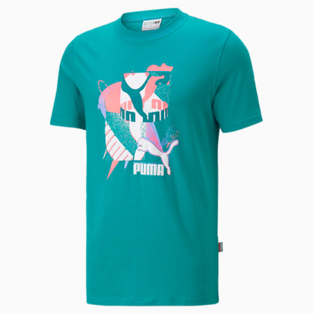 Fandom Graphic Tee Men, Deep Aqua, small-SEA