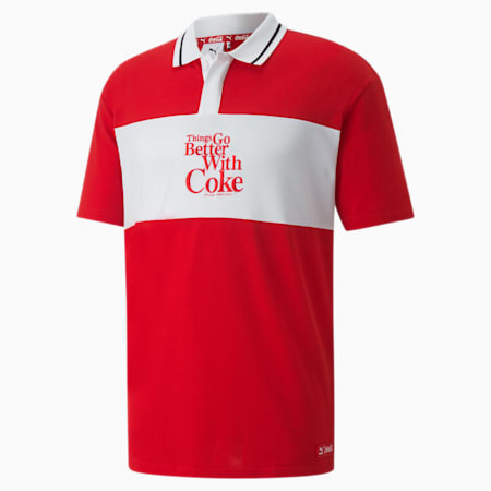 PUMA X COCA COLA Polo, Racing Red, small-IND