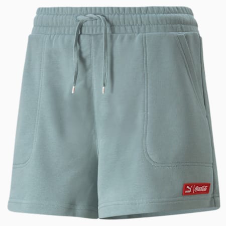 PUMA x COCA-COLA Shorts für Damen, Slate, small