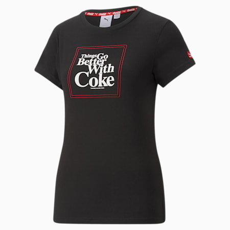 ウィメンズ PUMA x Coca-Cola Tシャツ, Puma Black, small-JPN