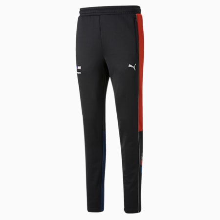 กางเกงกีฬาผู้ชาย BMW M Motorsport MT7 Slim Track Pants, Puma Black-M color, small-THA