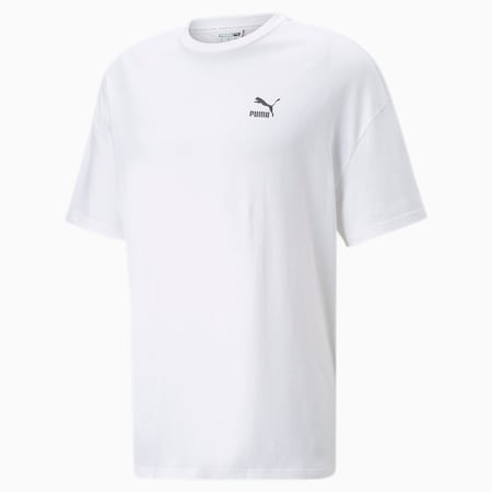 Classici T-shirt oversize da uomo, Puma White, small