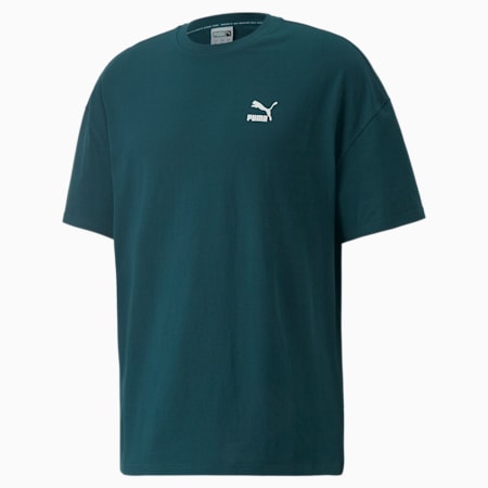 Classics Oversized Tee Men, Varsity Green, small-AUS