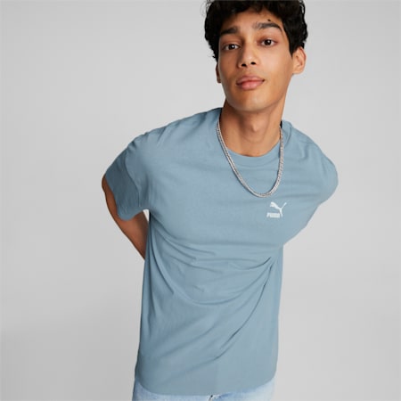 Classici T-shirt oversize da uomo, Blue Wash, small