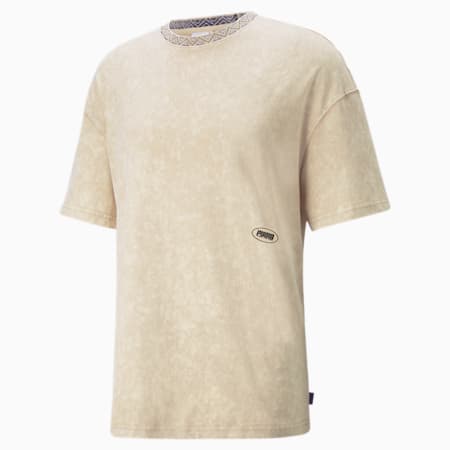 เสื้อยืดผู้ชาย PUMA x PERKS AND MINI Printed, Light Sand-_AOP, small-THA
