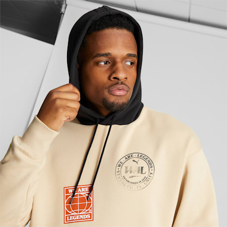 We Are Legends WRK.WR Men's Hoodie, Light Sand, small