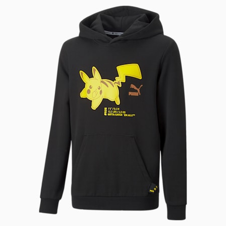 PUMA x POKÉMON Hoodie Youth, Puma Black, small-PHL