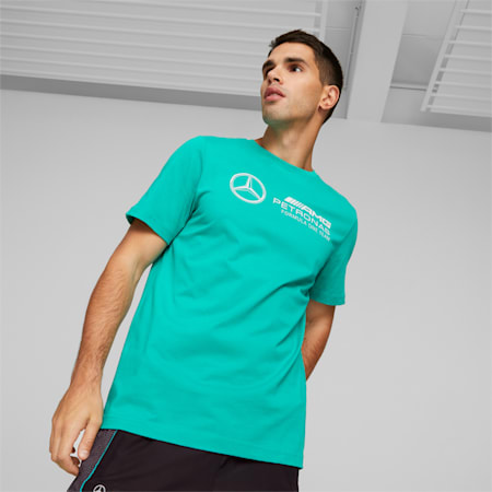 T-shirt Mercedes-AMG Petronas Motorsport F1 Essentials Logo Homme, Spectra Green, small-DFA