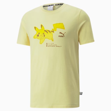 PUMA x POKÉMON Tee Men, Pale Lemon, small-PHL