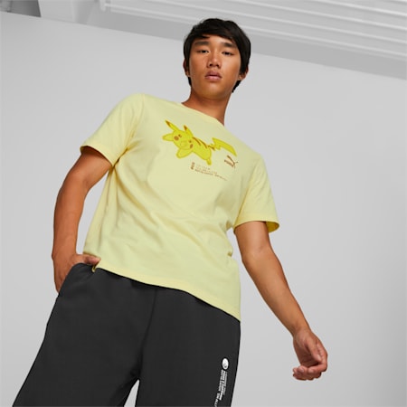 Camiseta para hombre PUMA x Pokémon, Pale Lemon, small