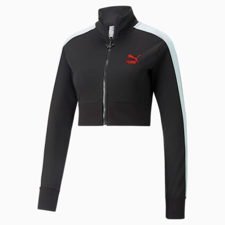 puma black tracksuit womens