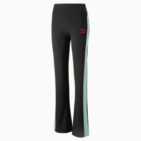 PUMA x DUA LIPA T7 Pants Women, Puma Black-Blue Glow, small-THA