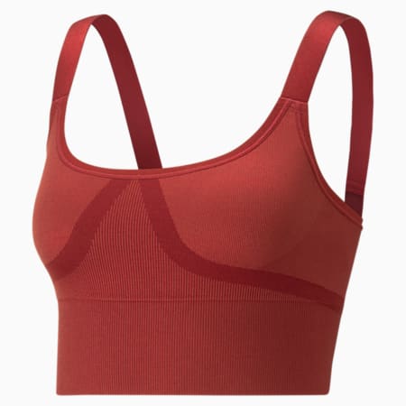 PUMA x VOGUE Bra Top Women, Intense Red, small-SEA