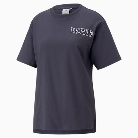 PUMA x VOGUE Relaxed Tee Women, Parisian Night, small-SEA