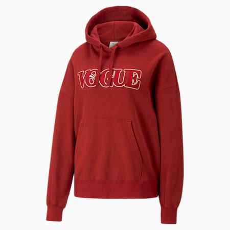 PUMA x VOGUE Hoodie Women, Intense Red, small-SEA