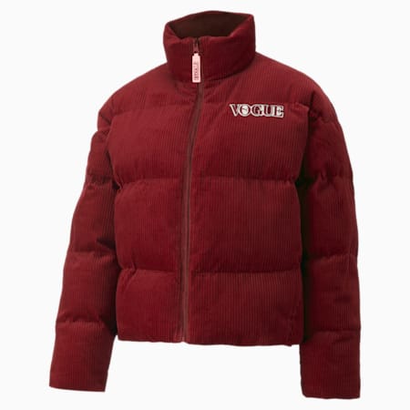 PUMA x VOGUE מעיל פופר לנשים, Intense Red, small-DFA
