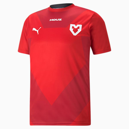 Camiseta de e-sports para hombre MOUZ E7, High Risk Red, small