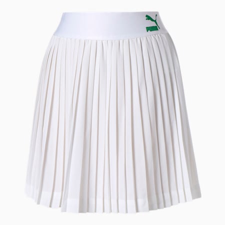 ウィメンズ PUMA TENNIS CLUB ツイル スカート, Puma White, small-JPN