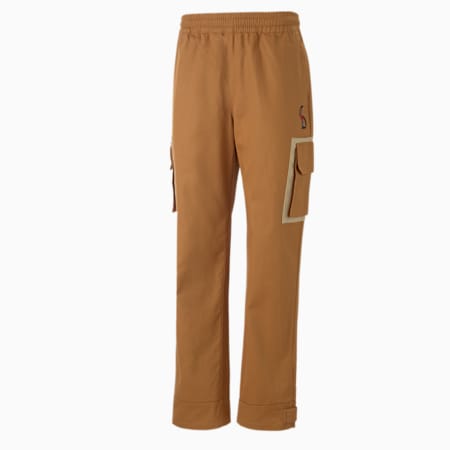 PUMA x CHILDHOOD DREAMS Basketball Pants Men, Desert Tan, small-PHL