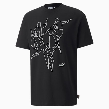 Players' Lounge Graphic Tee Men, Puma Black, small-DFA